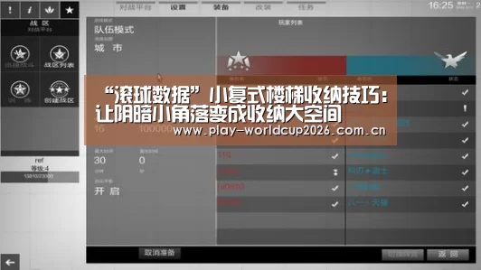 “滚球数据”小复式楼梯收纳技巧:让阴暗小角落变成收纳大空间(图2) 球队分析